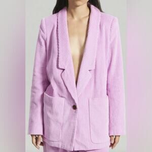Rachel Comey Loveless Blazer Pink Corduroy Blazer US 6